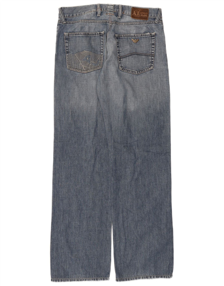 Armani Mens Loose Jeans W34 L33 Blue