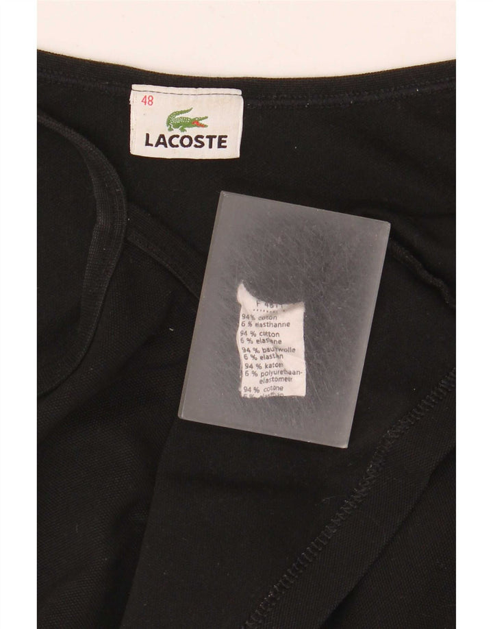 Lacoste Womens Cami Top Size 48 XL Black Cotton