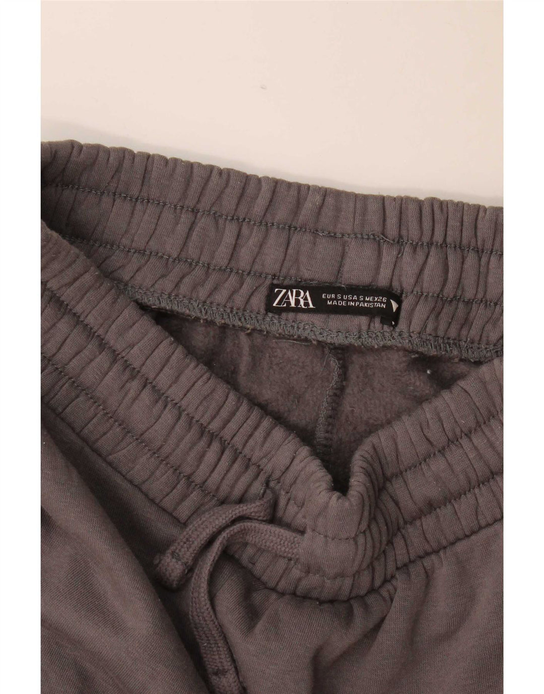 Zara Mens Cargo Tracksuit Trousers Joggers Small Grey