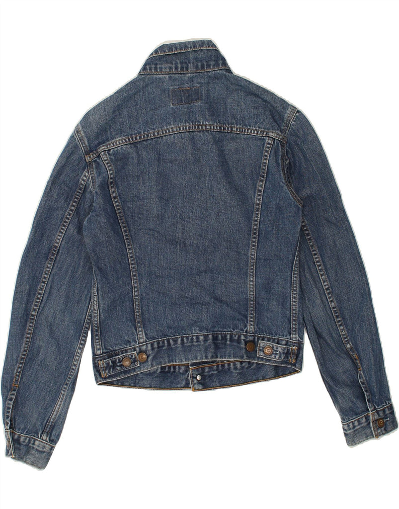 LEVI'S Girls Denim Jacket 10-11 Years Medium Navy Blue Cotton | Vintage Levi's | Thrift | Second-Hand Levi's | Used Clothing | Messina Hembry 