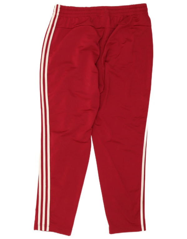 Adidas Womens Tracksuit Trousers UK 20/22 XL  Burgundy Polyester