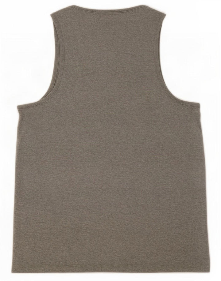Converse Mens Vest Top Medium Grey Cotton