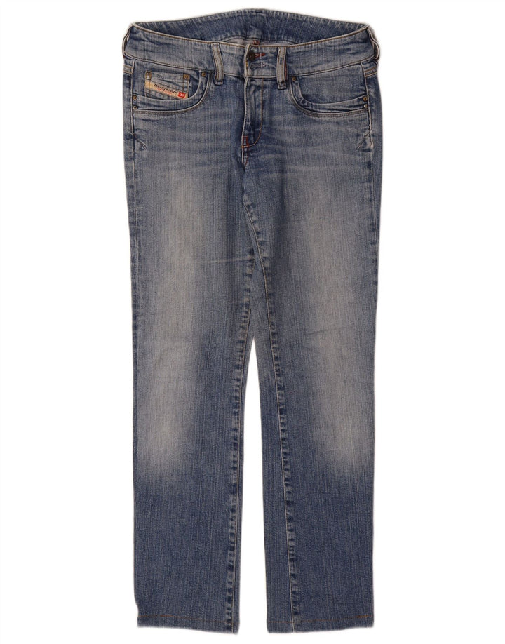Diesel Womens Straight Jeans W28 L29 Blue Cotton