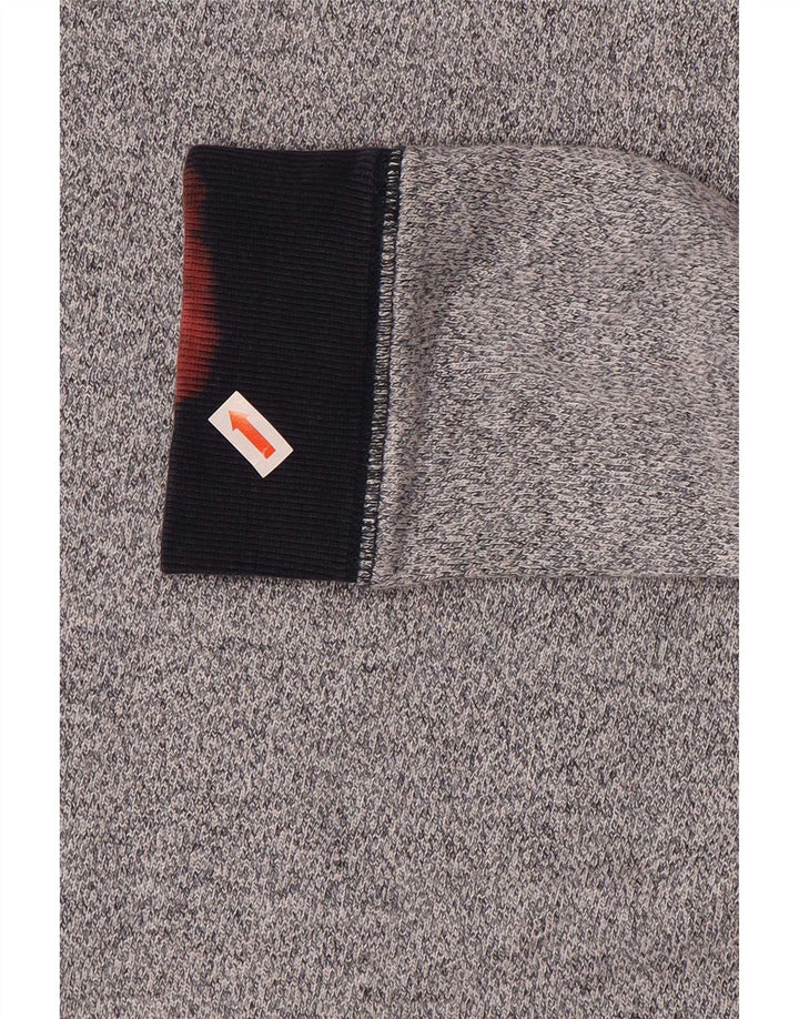 Reiss Mens Sweatshirt Jumper Small Grey Flecked Viscose