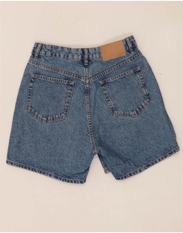 ZARA Womens Denim Shorts EU 38 Small W28  Blue Cotton