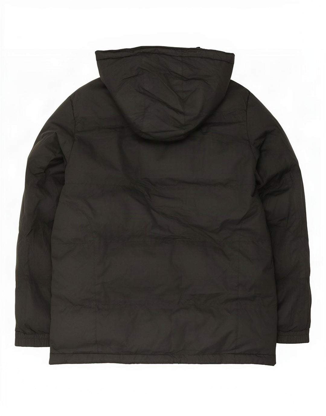 Mountain Warehouse Mens Hooded Padded Jacket UK 38 Medium Black Polyester