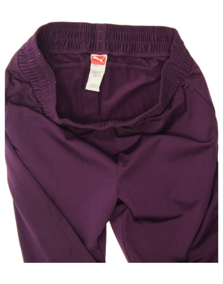 PUMA Womens Tracksuit Trousers UK 16 Large Purple Polyester Vintage Puma and Second-Hand Puma from Messina Hembry 