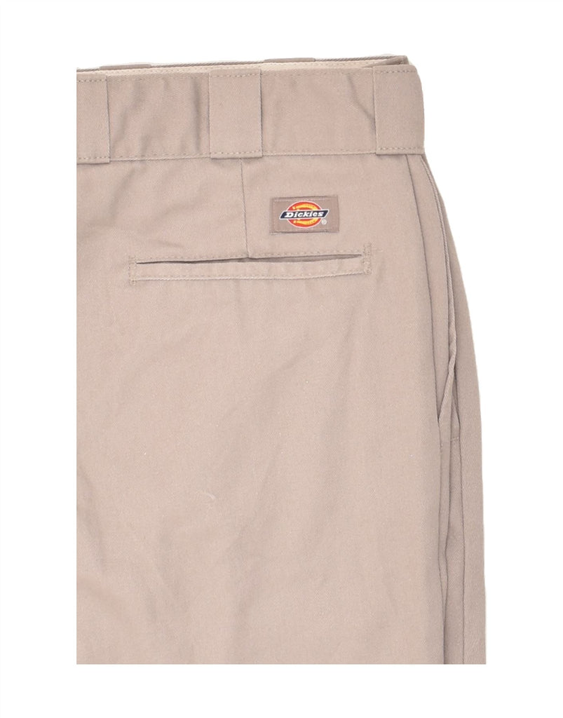 DICKIES Mens Slim Cropped Trousers W46 L27 Grey Cotton Vintage Dickies and Second-Hand Dickies from Messina Hembry 