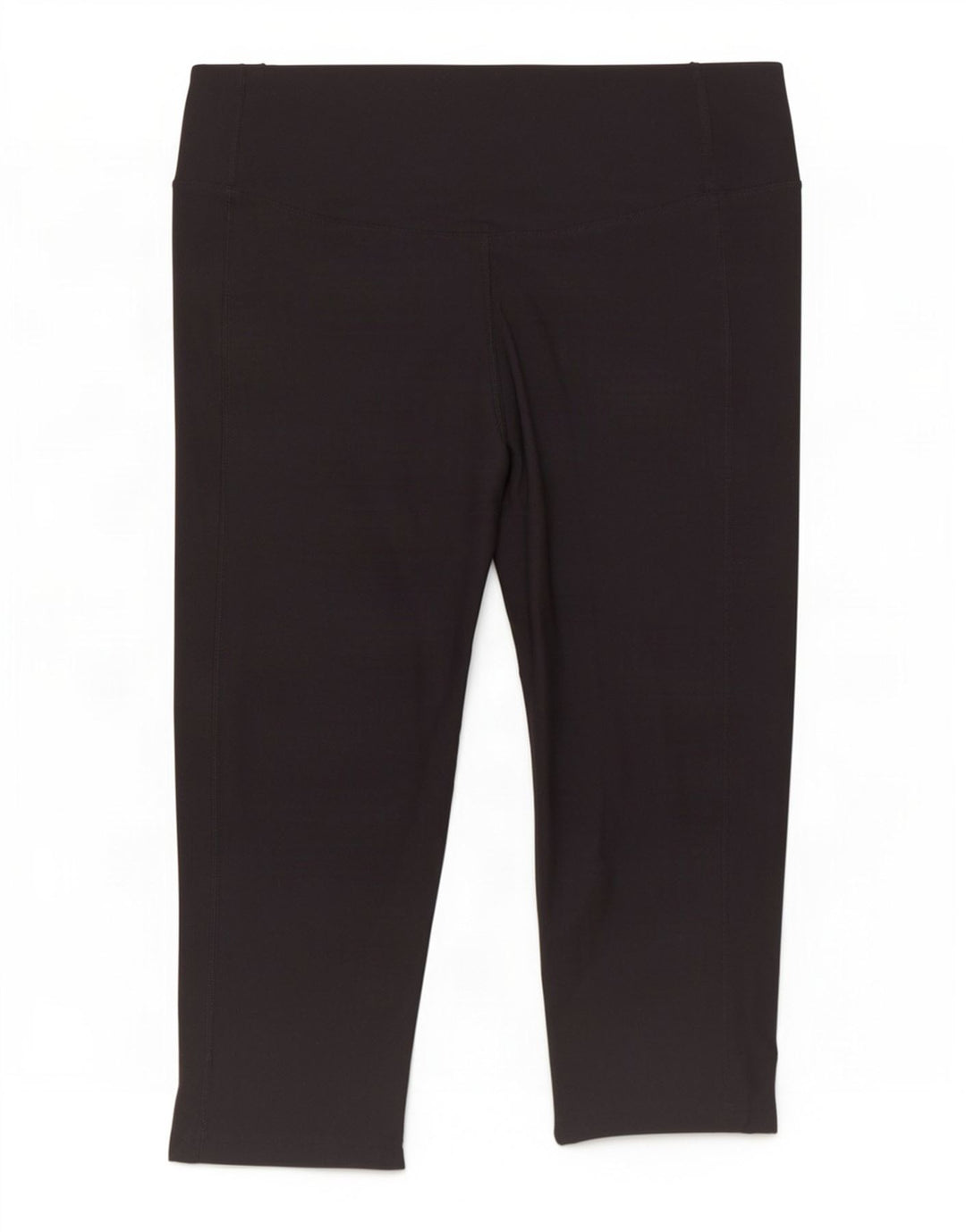 Nike Womens Dri Fit Capri Leggings UK 14 Large Black Polyester
