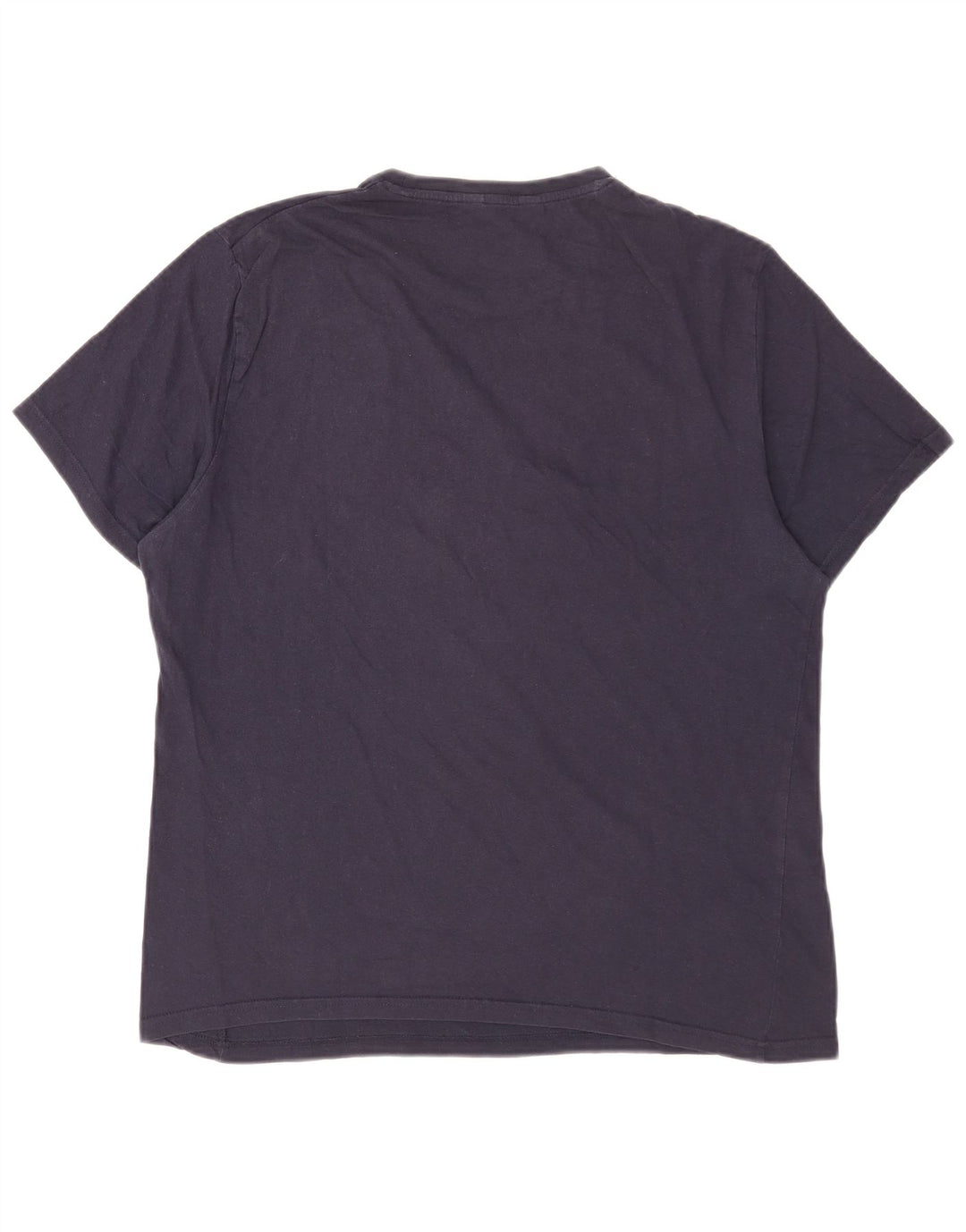 Ben Sherman Mens Graphic T-Shirt Top Large Navy Blue Cotton