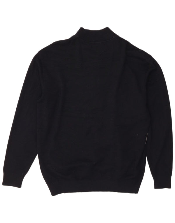 Sail Exp Mens Cardigan Sweater IT 58 3XL Navy Blue Merino Wool