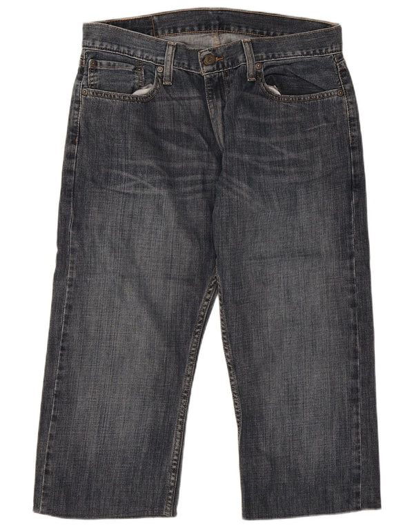 Levi's Mens 514 Capri Straight Jeans W34 L21 Blue Cotton