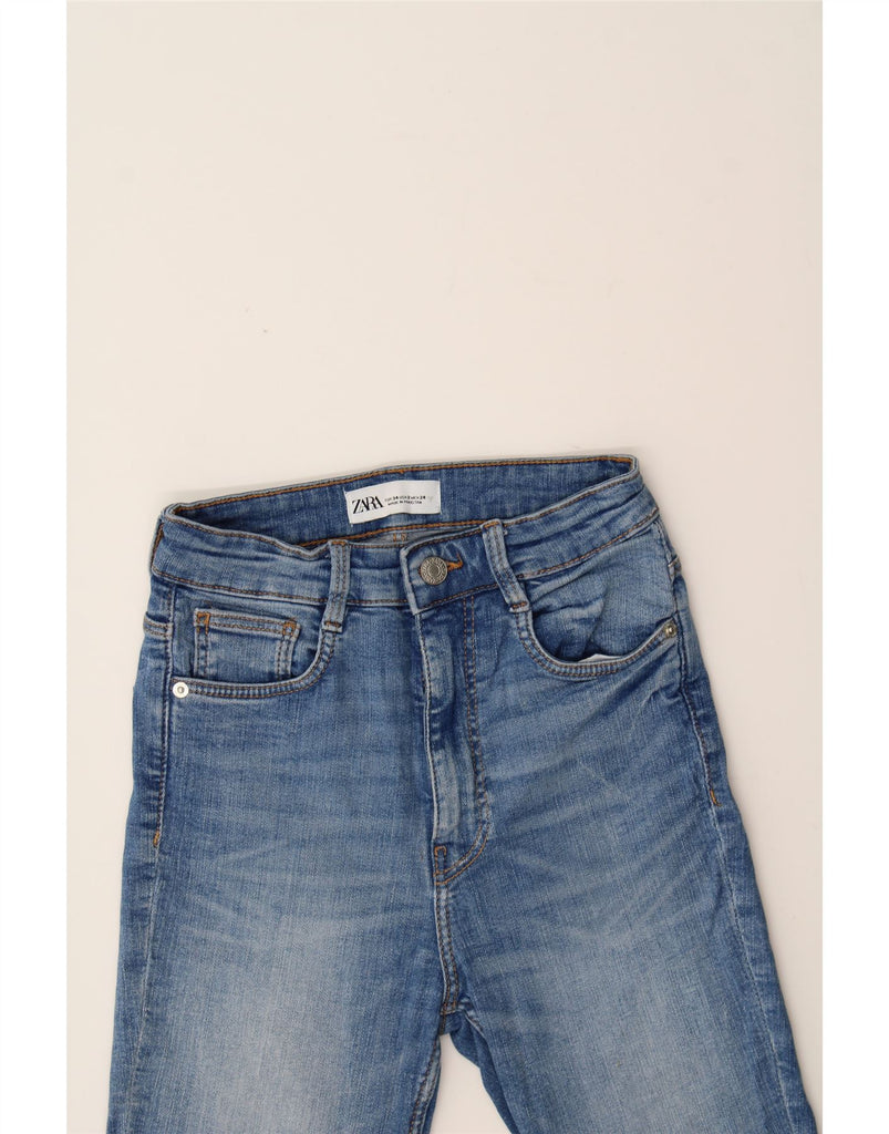 ZARA Womens High Rise Skinny Jeans EU 34 XS W24 L28 Blue Vintage Zara and Second-Hand Zara from Messina Hembry 