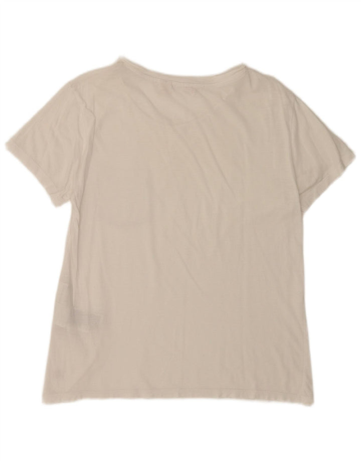 Levi's Womens T-Shirt Top UK 16 Large White Cotton