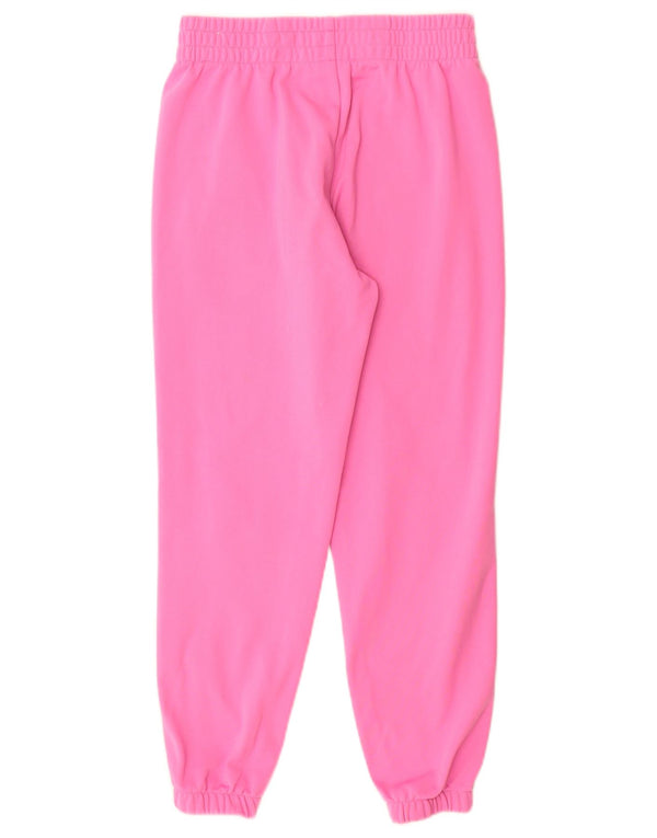 Nike Girls Tracksuit Trousers Joggers 10-11 Years Medium Pink Polyester
