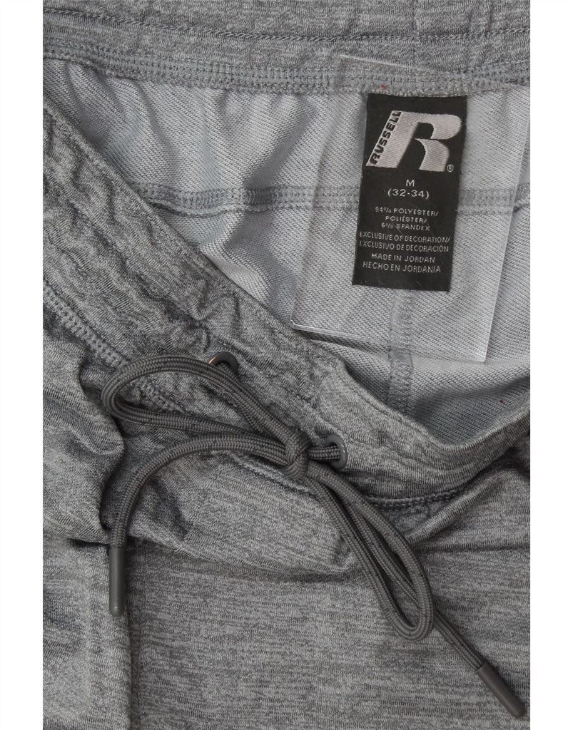 RUSSELL ATHLETIC Mens Dri-Power Tracksuit Trousers Medium Grey Polyester Vintage Russell Athletic and Second-Hand Russell Athletic from Messina Hembry 