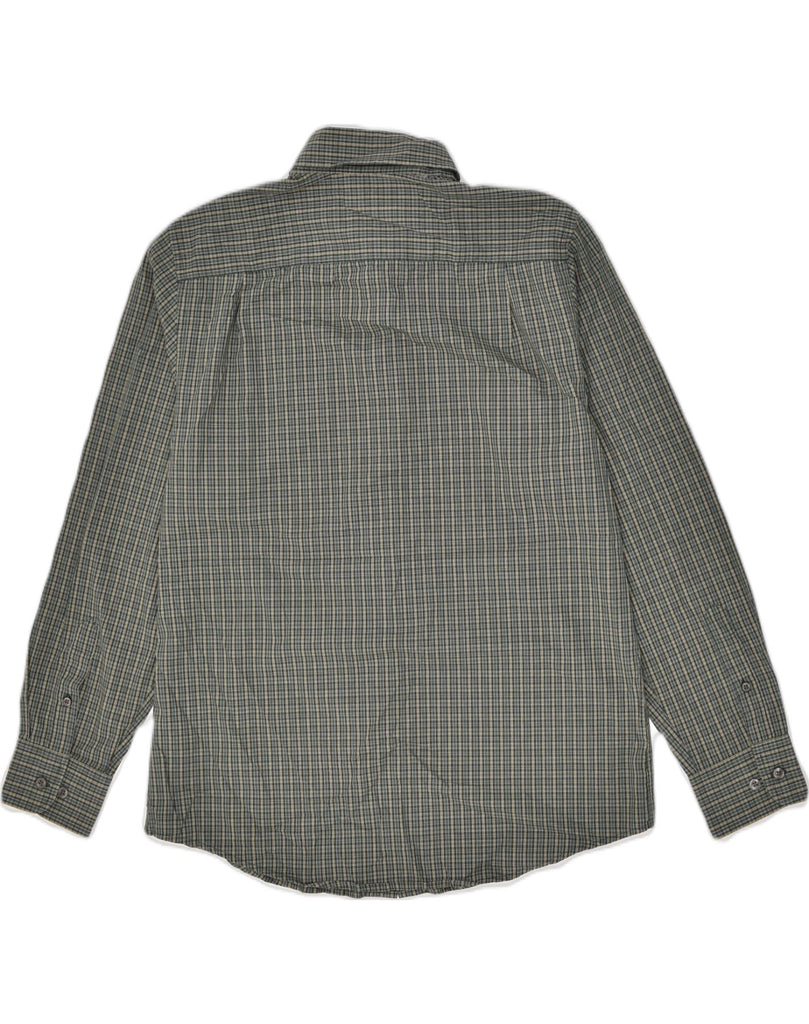 DOCKERS Mens Wrinkle Free Shirt Size 15 1/2 Medium Grey Check Cotton | Vintage Dockers | Thrift | Second-Hand Dockers | Used Clothing | Messina Hembry 