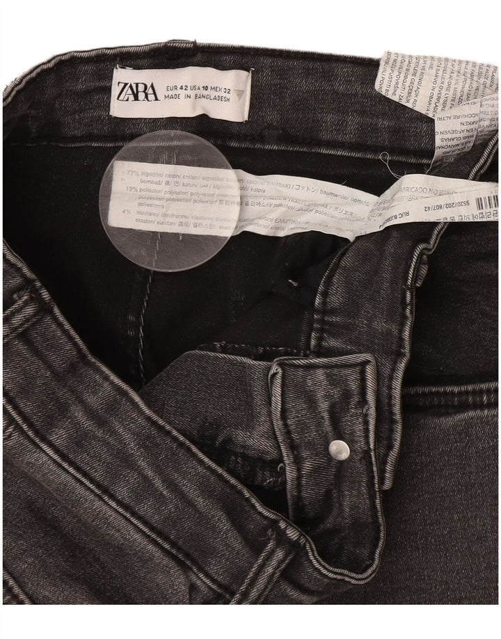 Zara Womens Skinny Jeans EU 42 Large W32 L30 Grey Cotton
