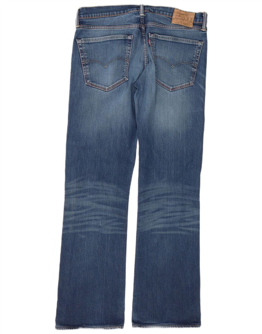 Levi's Mens 521 Bootcut Jeans W36 L32 Blue Cotton