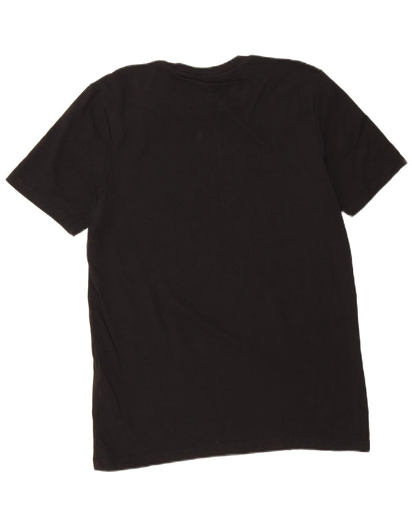 Jack & Jones Mens T-Shirt Top Large Black Cotton