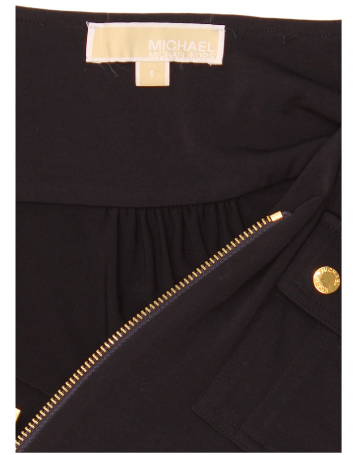 Michael Kors Womens Long Sleeve Jumpsuit UK 10 Small  Black