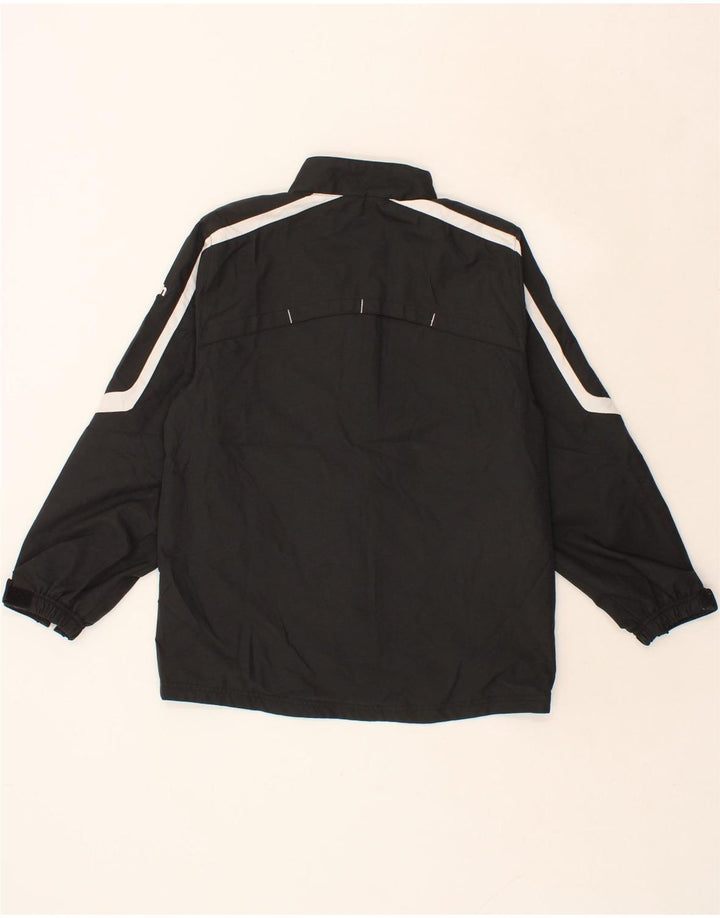 ADIDAS Boys Graphic Tracksuit Top Jacket 11-12 Years Large Black Vintage Adidas and Second-Hand Adidas from Messina Hembry 