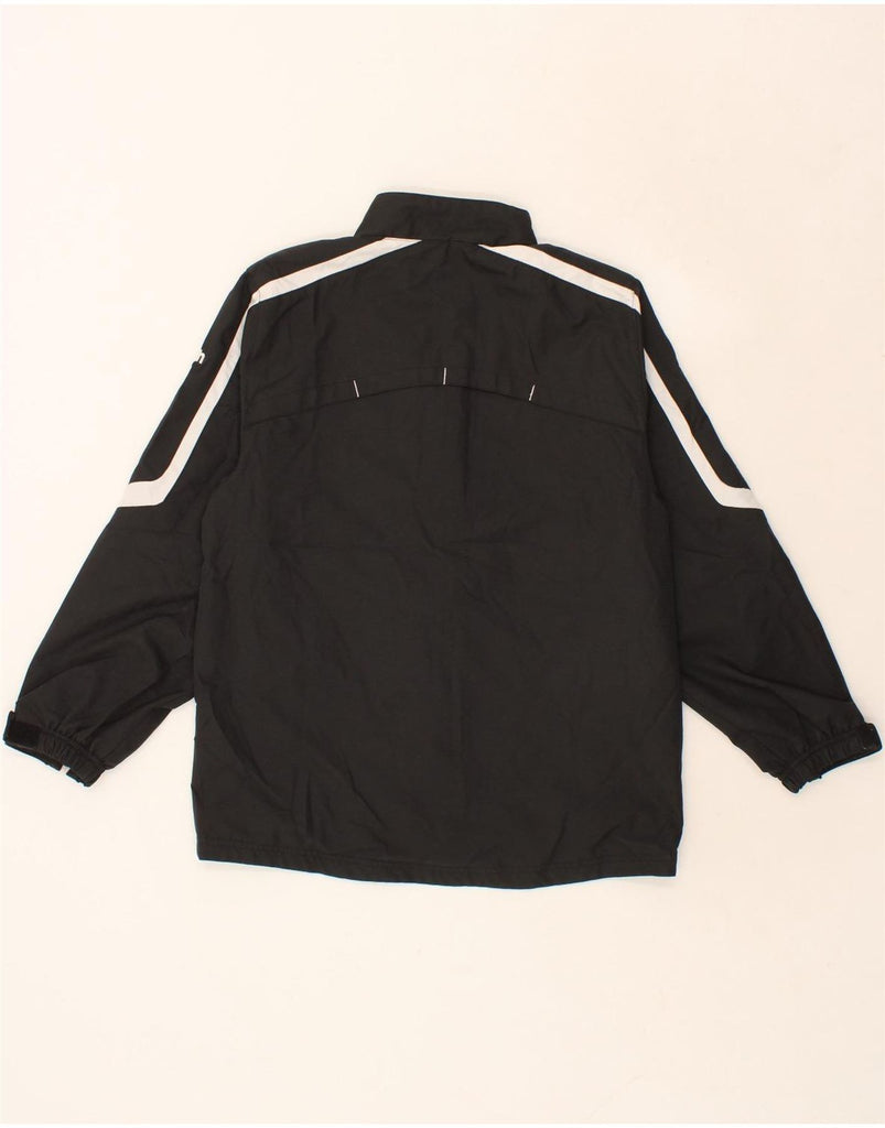 ADIDAS Boys Graphic Tracksuit Top Jacket 11-12 Years Large Black Vintage Adidas and Second-Hand Adidas from Messina Hembry 