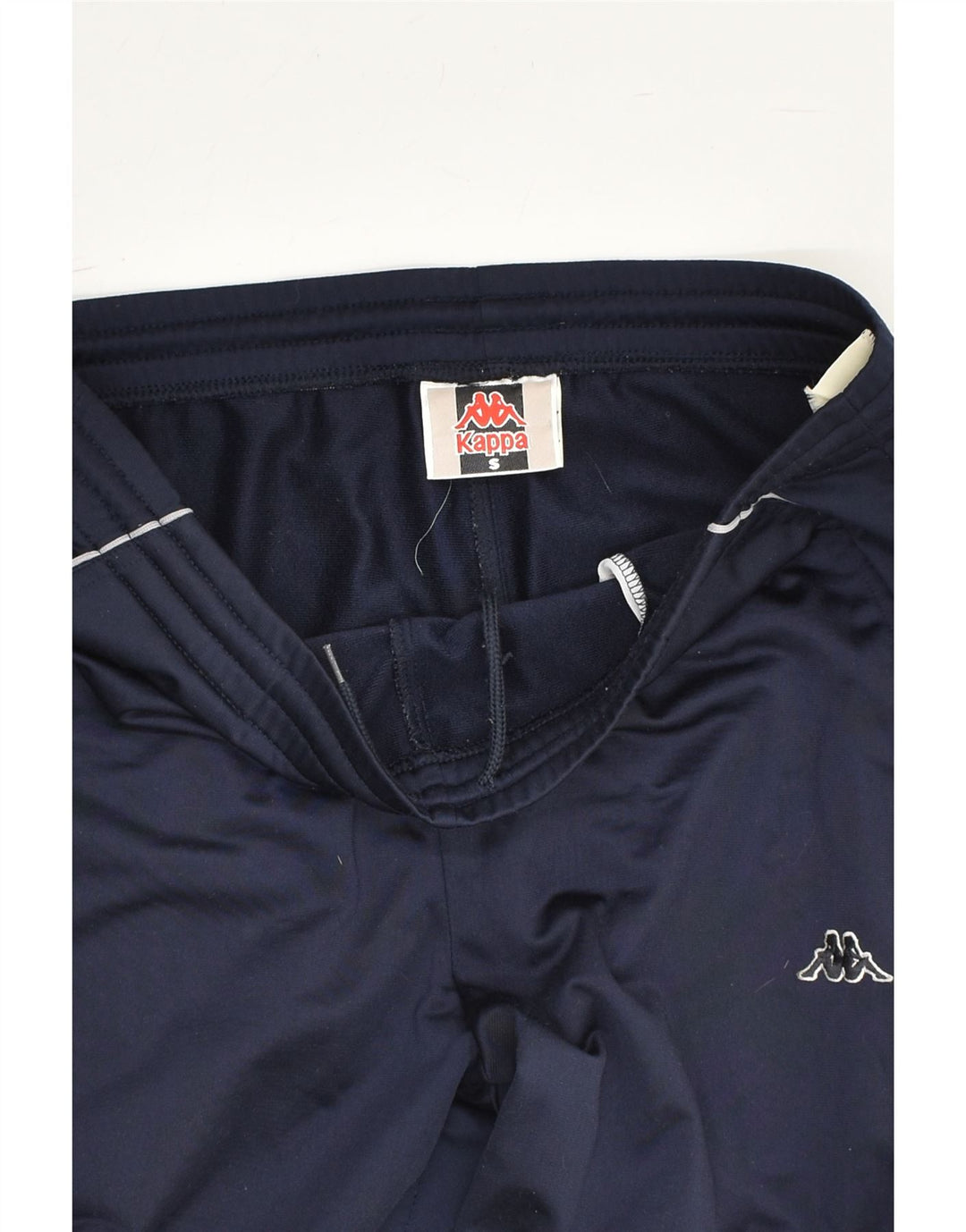 KAPPA Mens Tracksuit Trousers Small Navy Blue | Vintage Kappa | Thrift | Second-Hand Kappa | Used Clothing | Messina Hembry 