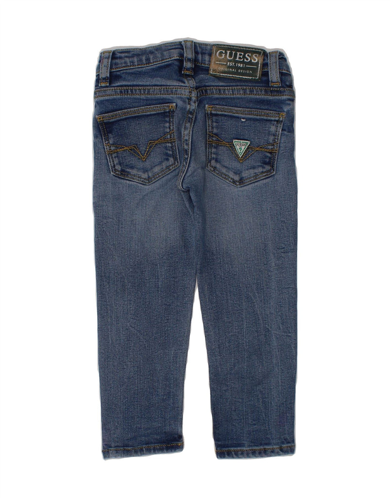 GUESS Baby Girls Skinny Jeans 18-24 Months W16 L13 Blue Lyocell Vintage Guess and Second-Hand Guess from Messina Hembry 