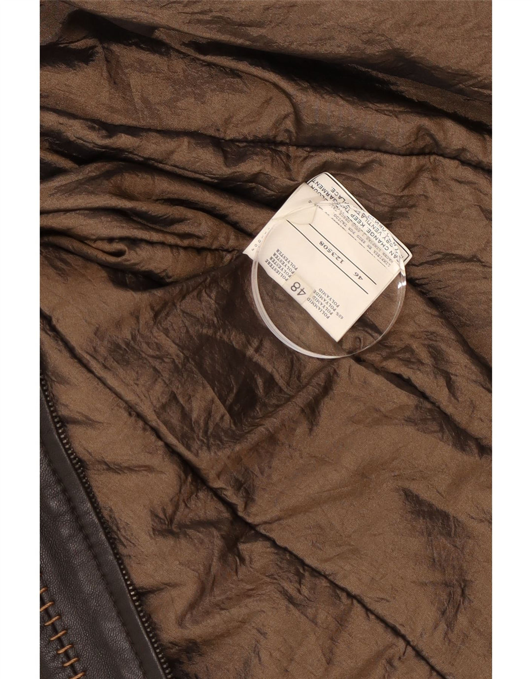 Mabrun Womens Leather Jacket IT 48 XL Black Leather