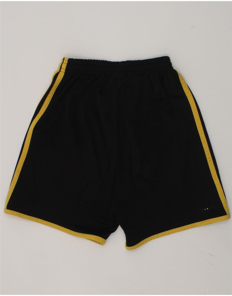 ADIDAS Boys Climalite Graphic Sport Shorts 9-10 Years 2XS Black Polyester | Vintage Adidas | Thrift | Second-Hand Adidas | Used Clothing | Messina Hembry 