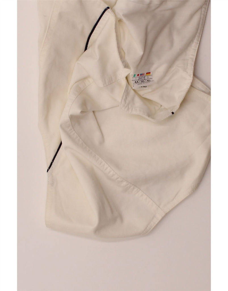 ROCCOBAROCCO Womens Waistcoat IT 40 Small White Cotton Vintage Roccobarocco and Second-Hand Roccobarocco from Messina Hembry 