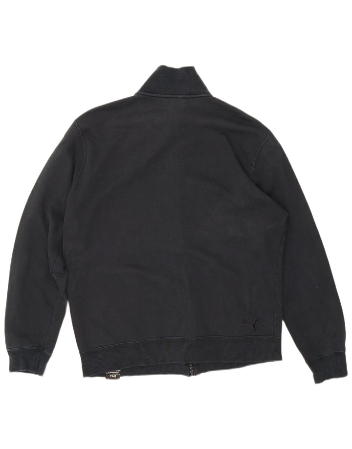 Puma Mens Graphic Tracksuit Top Jacket Large Black