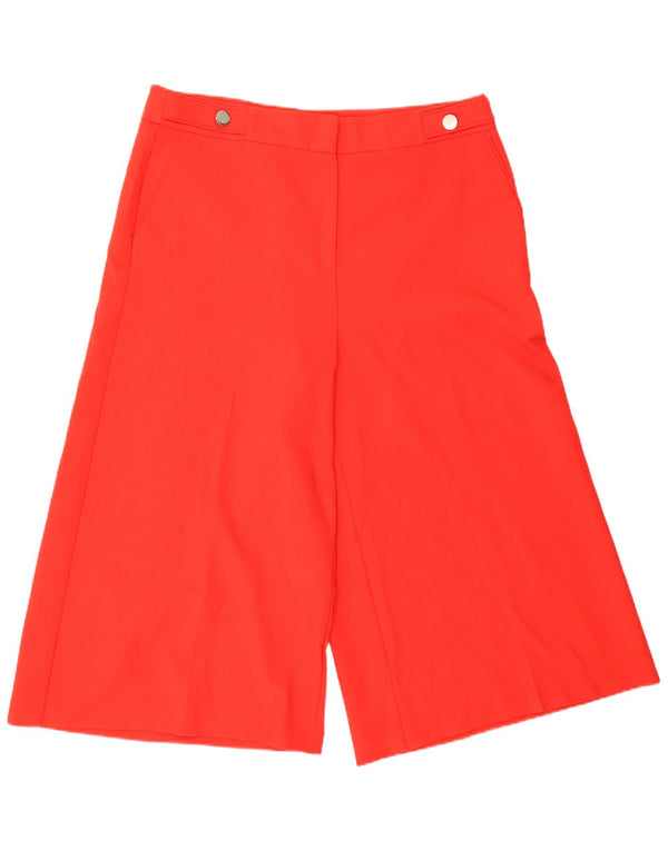 Marks & Spencer Womens Per Una Capri Trousers UK 18 XL W30 L21 Red
