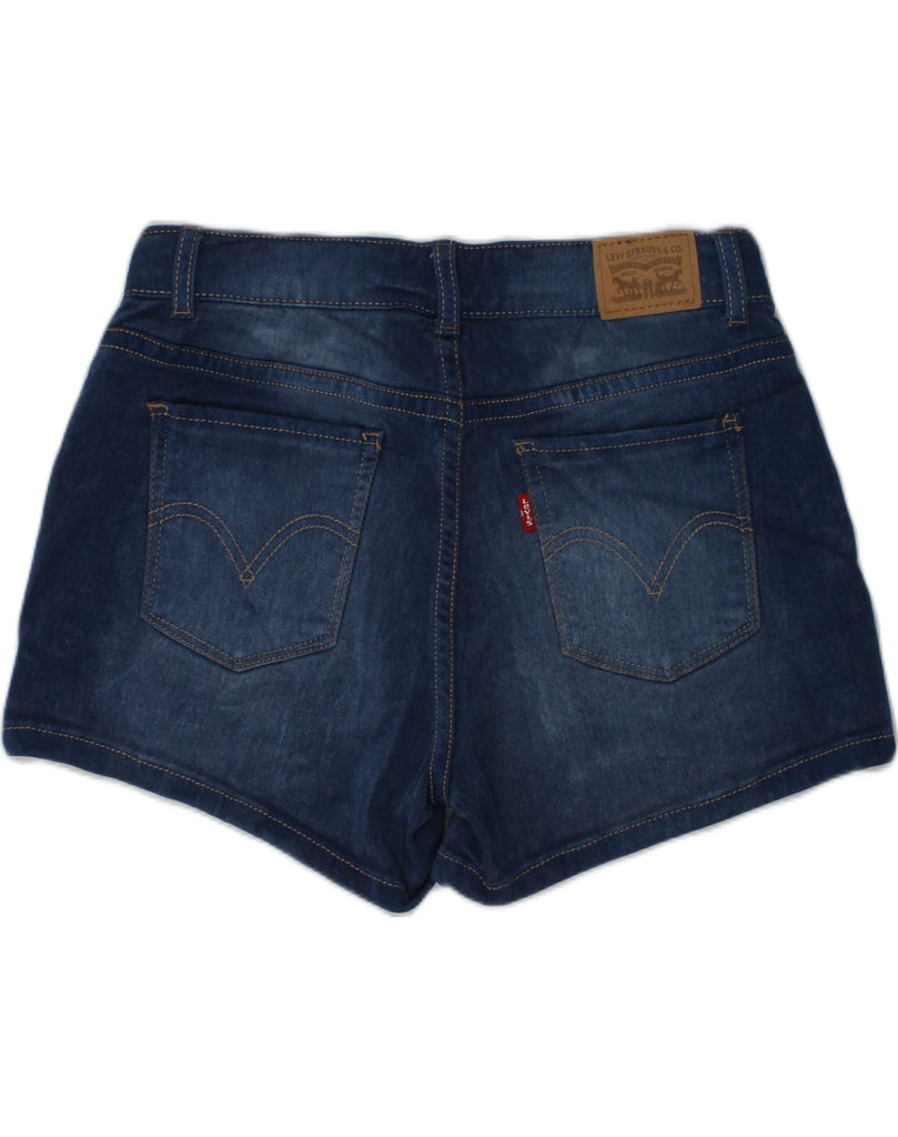 LEVI'S Girls Denim Shorts 13-14 Years W26 Navy Blue Cotton | Vintage Levi's | Thrift | Second-Hand Levi's | Used Clothing | Messina Hembry 