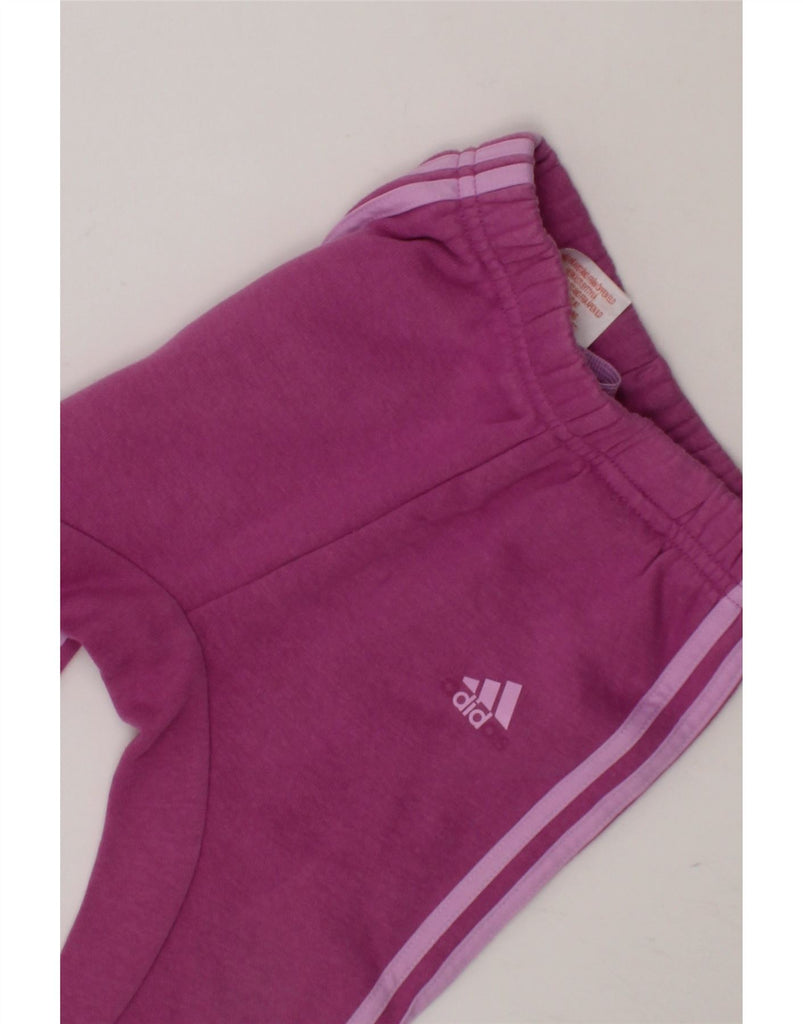ADIDAS Baby Girls Joggers Tracksuit Trousers 6-9 Months  Purple Vintage Adidas and Second-Hand Adidas from Messina Hembry 