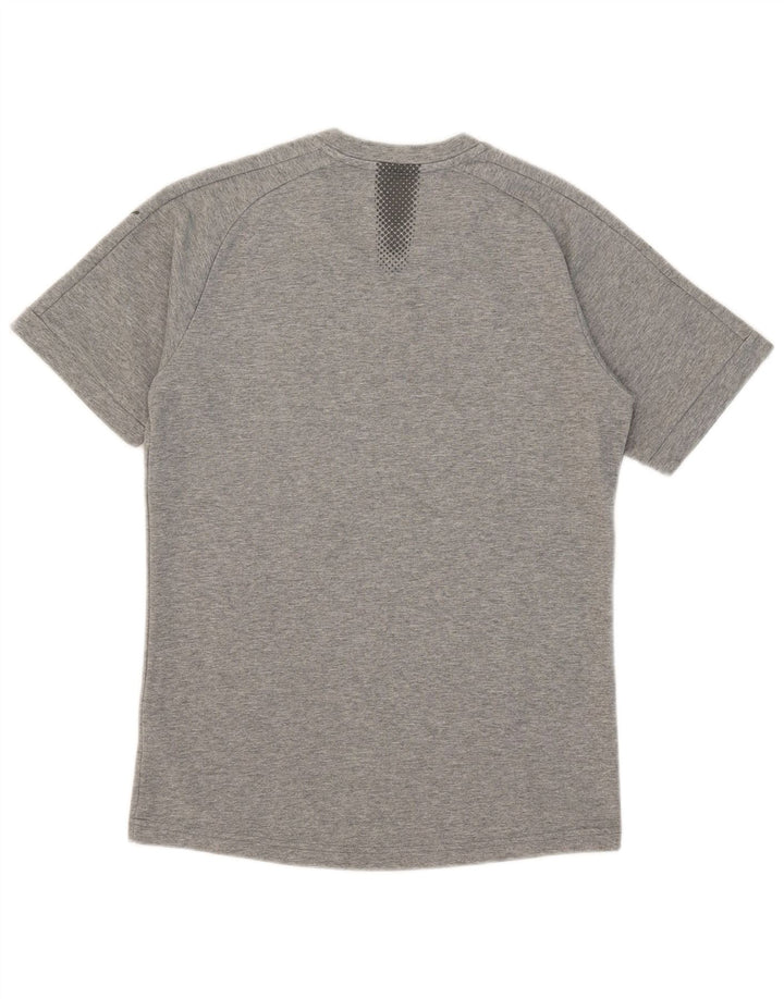 Puma Mens T-Shirt Top Medium Grey Flecked Cotton