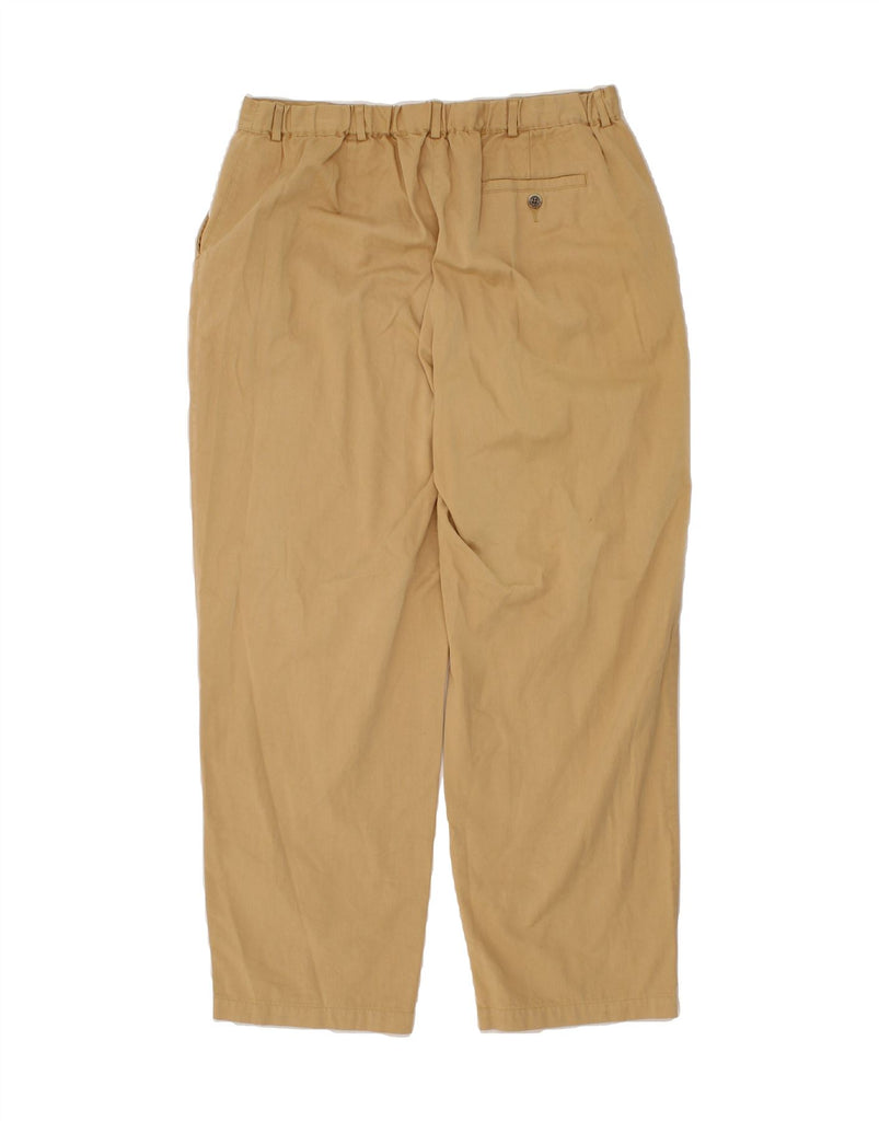 L.L.BEAN Womens Straight Chino Trousers US 18 2XL W36 L30 Beige Cotton Vintage L.L.Bean and Second-Hand L.L.Bean from Messina Hembry 