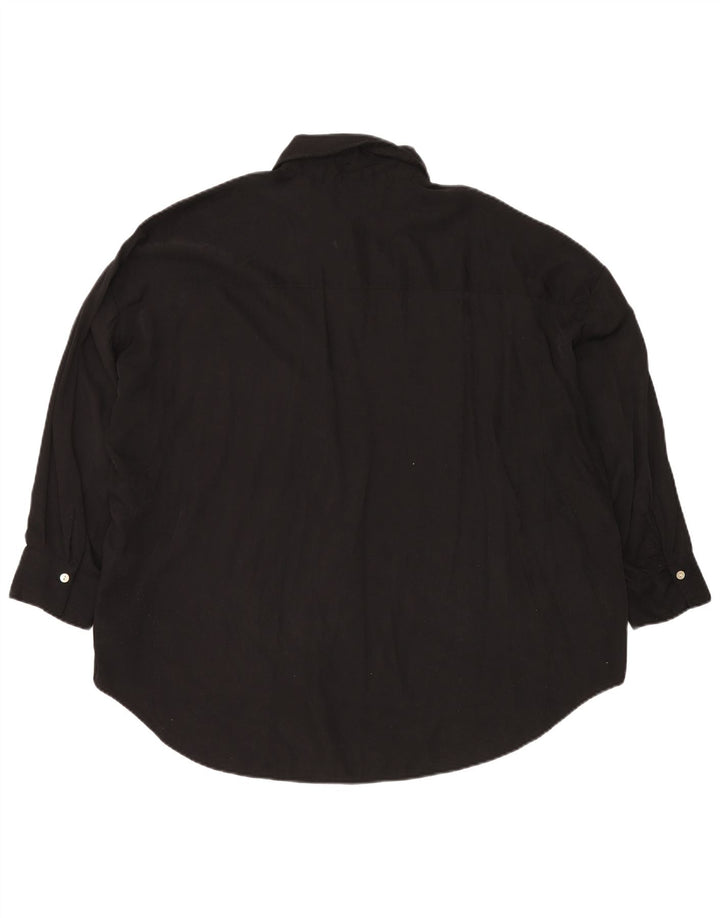 ZARA Womens Oversized Shirt UK 18 XL Black