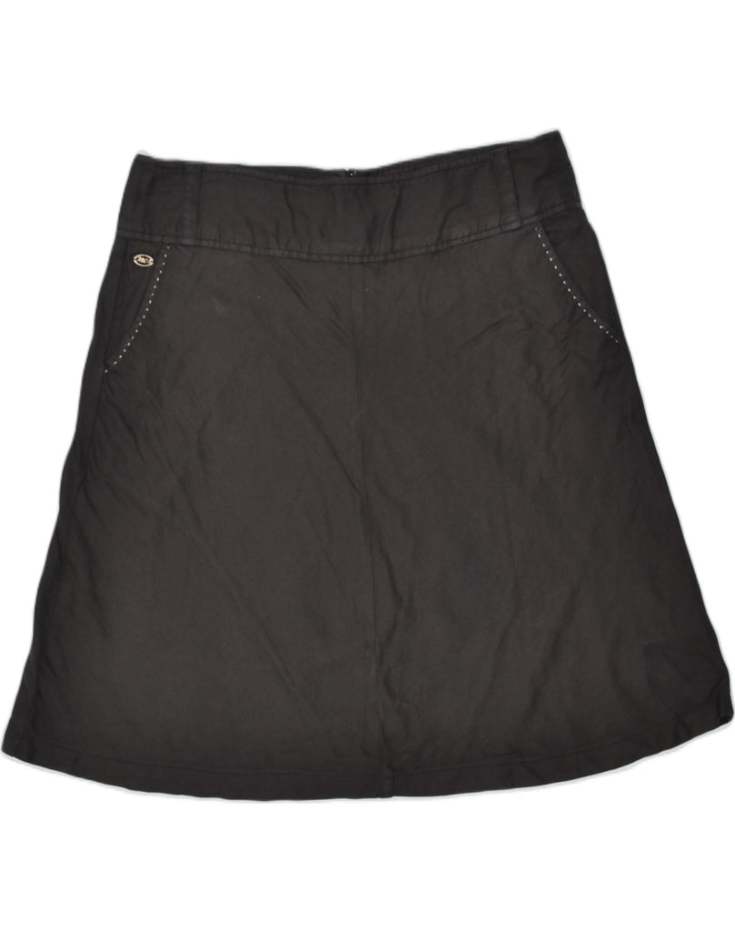 MARLBORO CLASSICS Womens A-Line Skirt EU 44 XL W36 Black Linen | Vintage Marlboro Classics | Thrift | Second-Hand Marlboro Classics | Used Clothing | Messina Hembry 