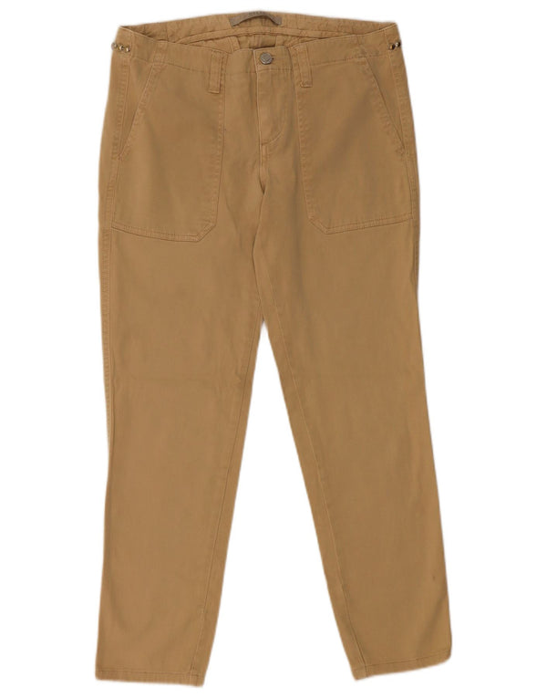 Guess Womens Slim Chino Trousers W26 L26 Beige Cotton