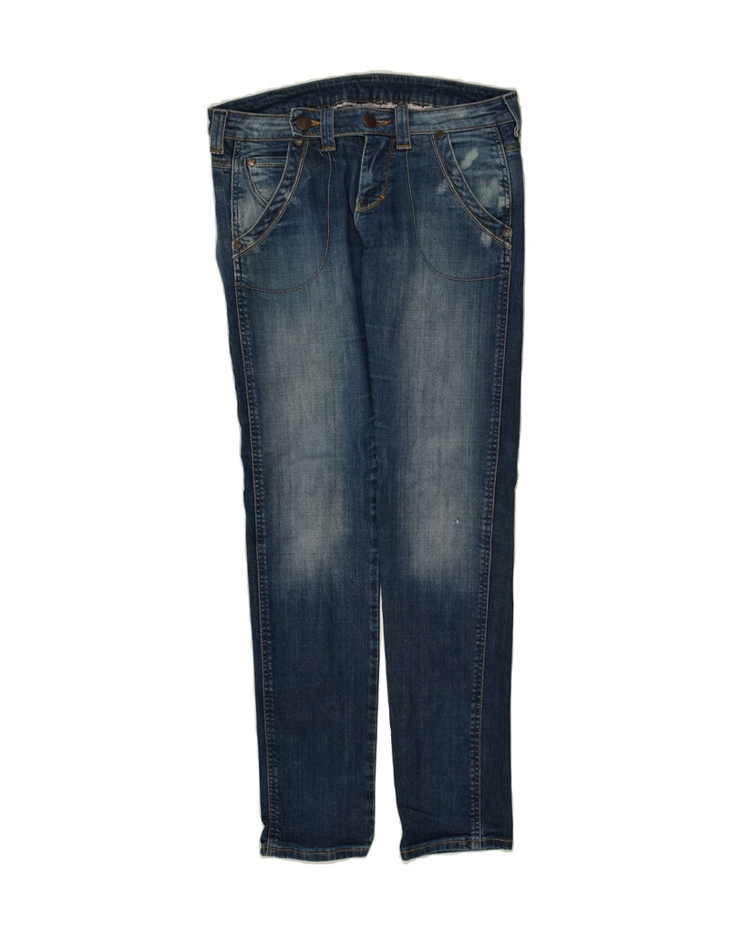 WRANGLER Womens Jamie Skinny Jeans W28 L34 Blue Cotton Vintage Wrangler and Second-Hand Wrangler from Messina Hembry 