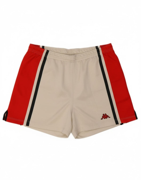 Kappa Mens Gara Sport Shorts XL  White Colourblock