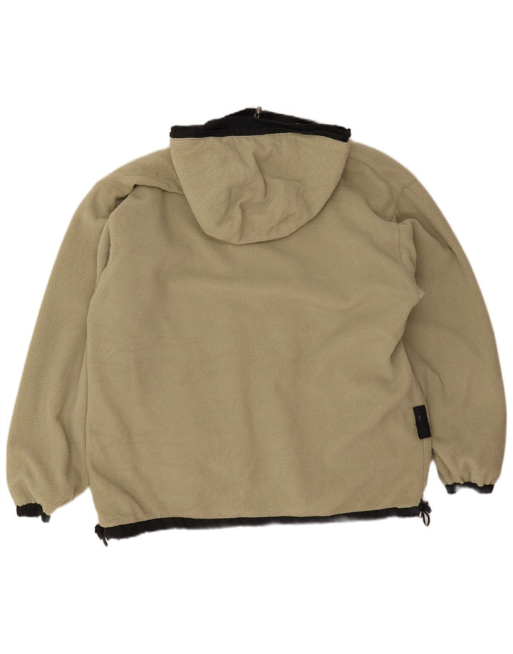 Kappa Mens Hooded Reversible Windbreaker Jacket UK 36 Small Black Polyester