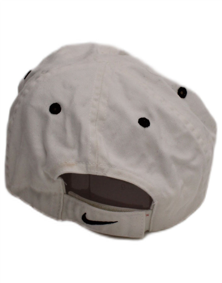 Nike Boys Baseball Cap 7-8 Years Small/Medium White Cotton
