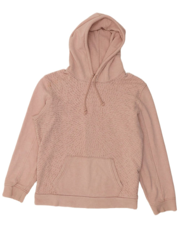 Levi's Mens Hoodie Jumper Large Pink Spotted Cotton
