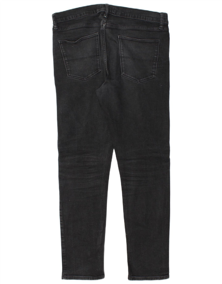 Marks & Spencer Mens Slim Jeans W36 L33 Black Cotton
