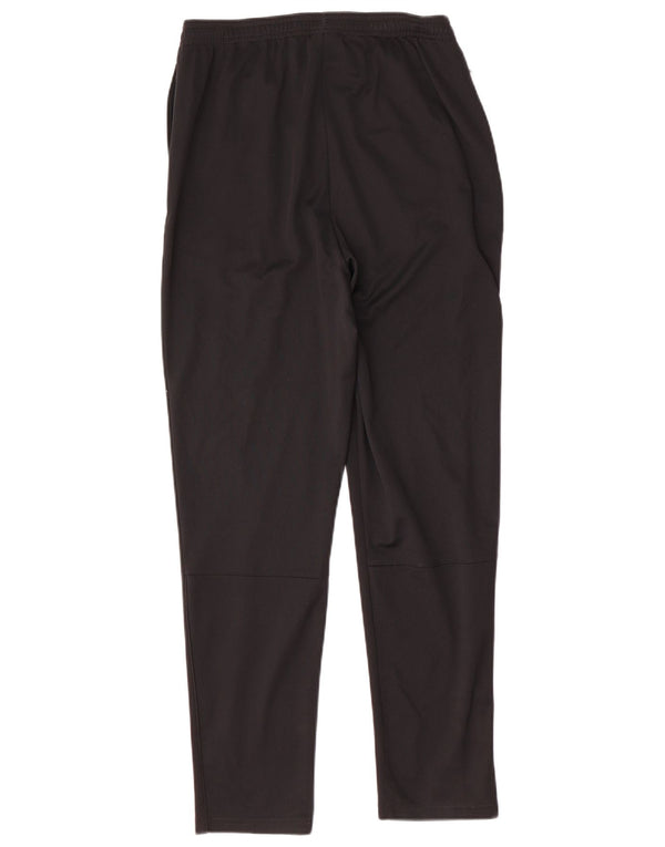 Nike Womens Dri Fit Tracksuit Trousers UK 14 Medium Black Polyester