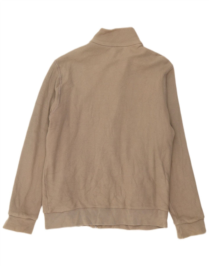 Jeckerson Mens Tracksuit Top Jacket XL Beige Cotton