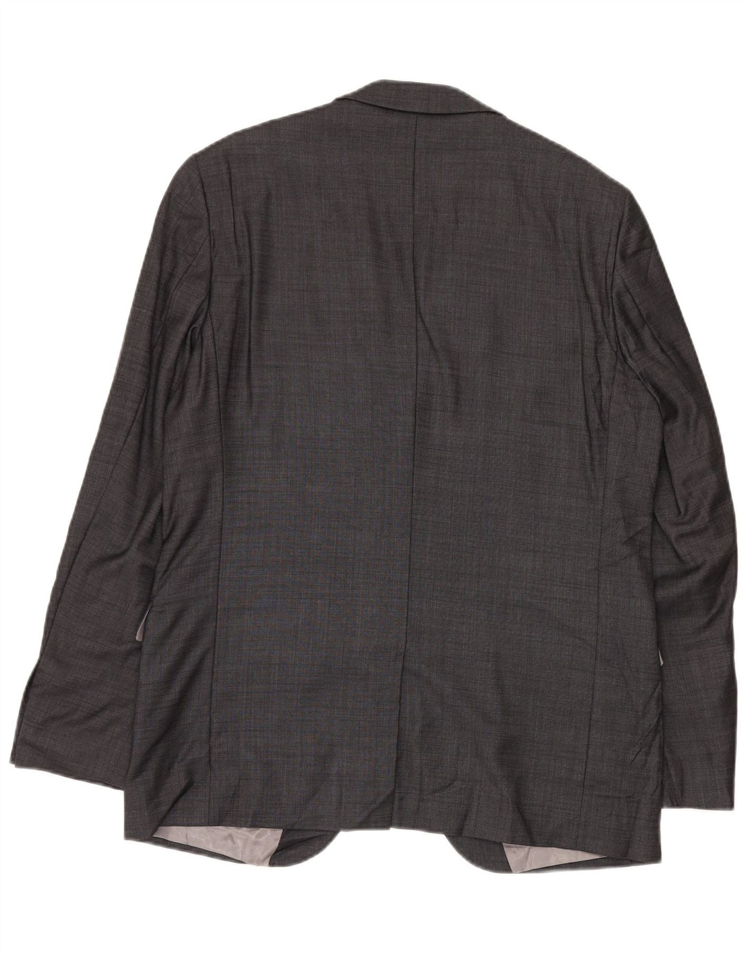 Dkny Mens 2 Button Classic Fit Blazer Jacket UK 42 XL Grey Wool